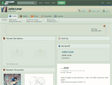 Tablet Screenshot of jubia-loxar.deviantart.com