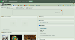 Desktop Screenshot of cad-monkey.deviantart.com