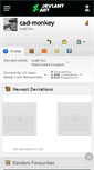 Mobile Screenshot of cad-monkey.deviantart.com