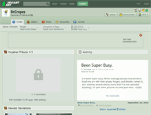 Tablet Screenshot of drcropes.deviantart.com