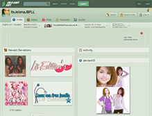 Tablet Screenshot of itsjelenajbpll.deviantart.com