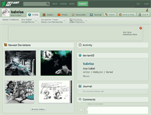 Tablet Screenshot of isabelaa.deviantart.com