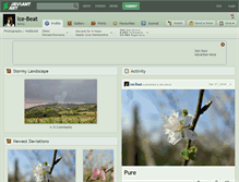 Tablet Screenshot of ice-beat.deviantart.com
