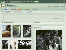 Tablet Screenshot of hydrowaseshix.deviantart.com