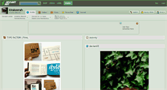 Desktop Screenshot of kirakeerah.deviantart.com