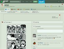 Tablet Screenshot of amism.deviantart.com