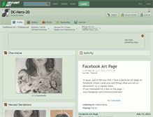 Tablet Screenshot of dc-hero-20.deviantart.com