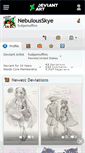 Mobile Screenshot of nebulousskye.deviantart.com