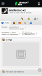 Mobile Screenshot of emotronic-xx.deviantart.com
