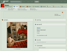 Tablet Screenshot of desen.deviantart.com