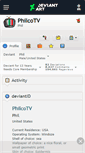 Mobile Screenshot of philcotv.deviantart.com