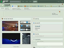 Tablet Screenshot of brokodil.deviantart.com