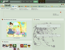Tablet Screenshot of edanade.deviantart.com