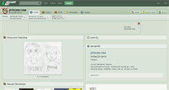 Desktop Screenshot of princess-rose.deviantart.com