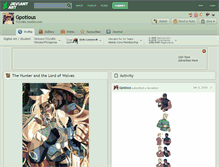 Tablet Screenshot of gpotious.deviantart.com