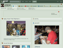 Tablet Screenshot of jlwarner.deviantart.com