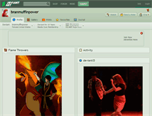 Tablet Screenshot of branmuffinpower.deviantart.com