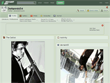 Tablet Screenshot of demann6654.deviantart.com