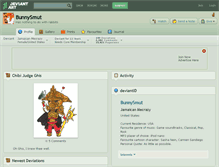 Tablet Screenshot of bunnysmut.deviantart.com