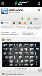 Mobile Screenshot of markjalson.deviantart.com