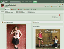 Tablet Screenshot of intergalacticstock.deviantart.com