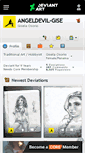 Mobile Screenshot of angeldevil-gise.deviantart.com