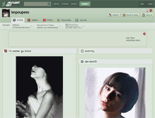 Tablet Screenshot of lespoupees.deviantart.com