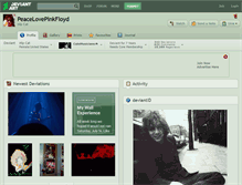 Tablet Screenshot of peacelovepinkfloyd.deviantart.com