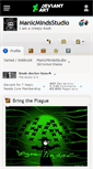 Mobile Screenshot of manicmindsstudio.deviantart.com
