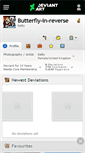 Mobile Screenshot of butterfly-in-reverse.deviantart.com