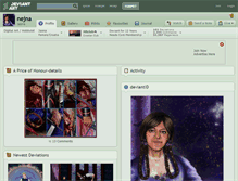 Tablet Screenshot of nejna.deviantart.com