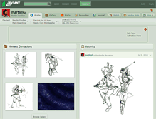 Tablet Screenshot of martimg.deviantart.com