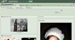 Desktop Screenshot of emberfanatic77.deviantart.com