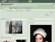 Tablet Screenshot of emberfanatic77.deviantart.com