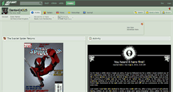 Desktop Screenshot of dante424325.deviantart.com