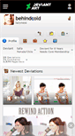 Mobile Screenshot of behindcold.deviantart.com