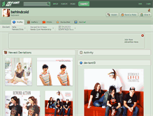 Tablet Screenshot of behindcold.deviantart.com