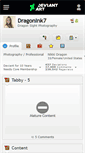 Mobile Screenshot of dragonink7.deviantart.com