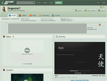 Tablet Screenshot of dragonink7.deviantart.com