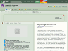 Tablet Screenshot of heartfelt-dreamer.deviantart.com