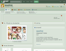 Tablet Screenshot of girlzofygo.deviantart.com