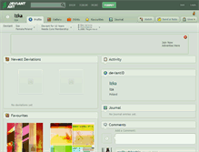 Tablet Screenshot of izka.deviantart.com