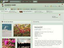 Tablet Screenshot of excessive-reader.deviantart.com