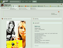 Tablet Screenshot of bigowner.deviantart.com