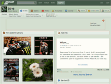 Tablet Screenshot of dj-rb.deviantart.com