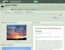 Tablet Screenshot of indecisive-nobody.deviantart.com