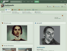 Tablet Screenshot of madmosquito.deviantart.com