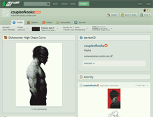 Tablet Screenshot of coupleofkooks.deviantart.com