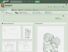 Tablet Screenshot of pantheiros.deviantart.com