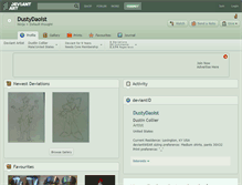Tablet Screenshot of dustydaoist.deviantart.com